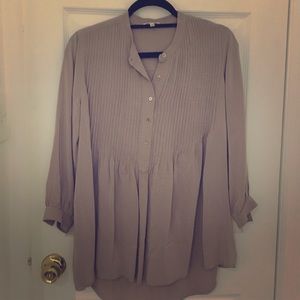 Aritzua Wilfred Silk Oversized Blouse XS